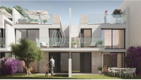 Moradia T1 nova, com 75 m2 de área bruta de construção, jardim e estacionamento, no Pharma Village, em Alvalade, Lisboa. Cada unidade dispõe de estacionamento equipado com pré-instalação para carregamento elétrico, antecipando as tendências do futuro...