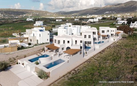 Kastraki, Naxos, a house under construction of 78 m2 with a swimming pool is available for sale. The house consists of 2 bedrooms, a bathroom, a W.C., a kitchen and a living room. Outside, the house has a swimming pool, a veranda with a pergola, and ...