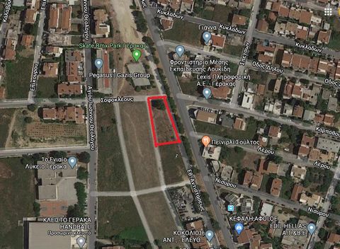 Gerakas, Attika. Zu verkaufen ein bauliches Grundstück von 692 qm, innerhalb des Stadtplans, Wohnung, Ecke, Gebäudekoeffizient. 0.8 (gebaut 500 m2), Abdeckung koeffizient. 0.6, 4 Seiten, mit Zäunen, uneingeschränkte Aussicht, geeignet für Wohn- und G...